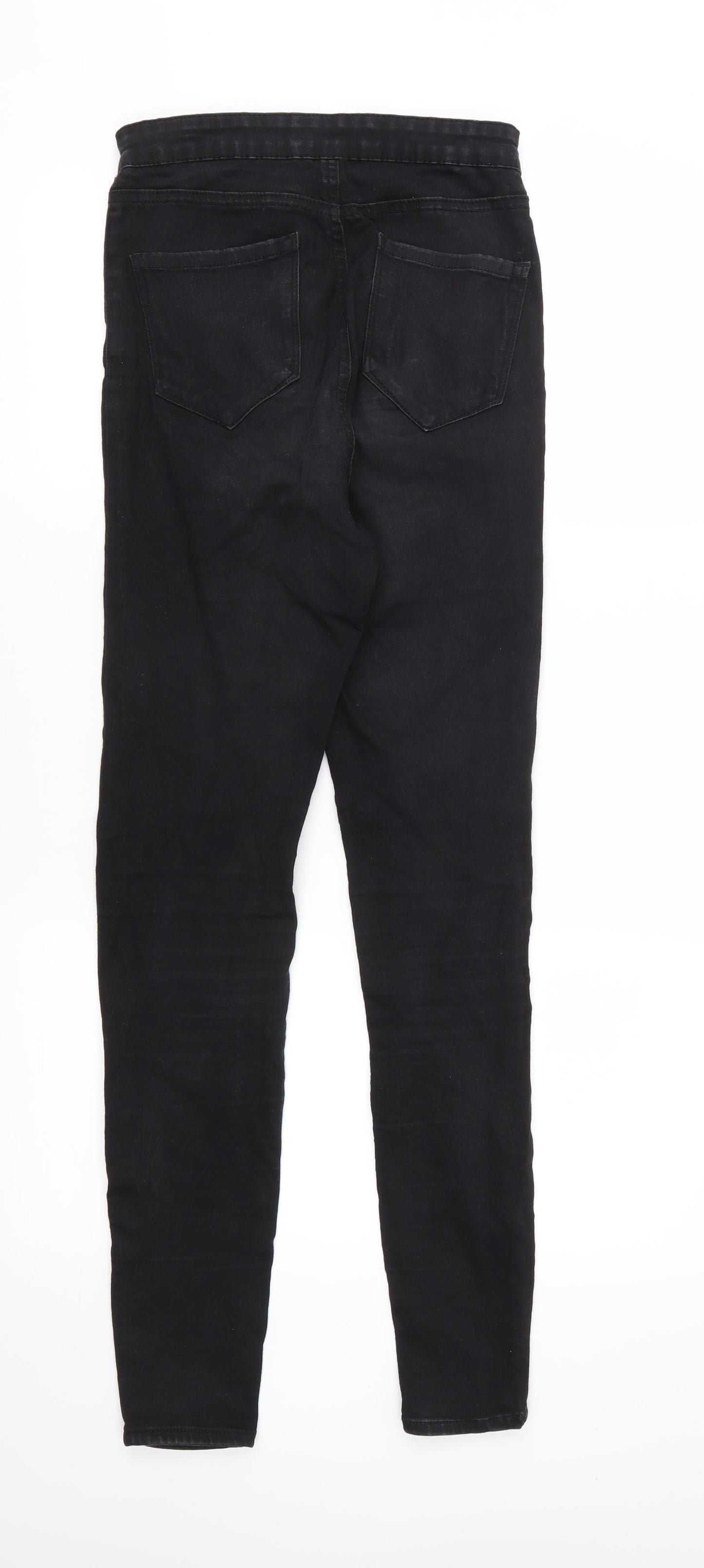 Denim & Co. Womens Black  Denim Skinny Jeans Size 8 L30 in