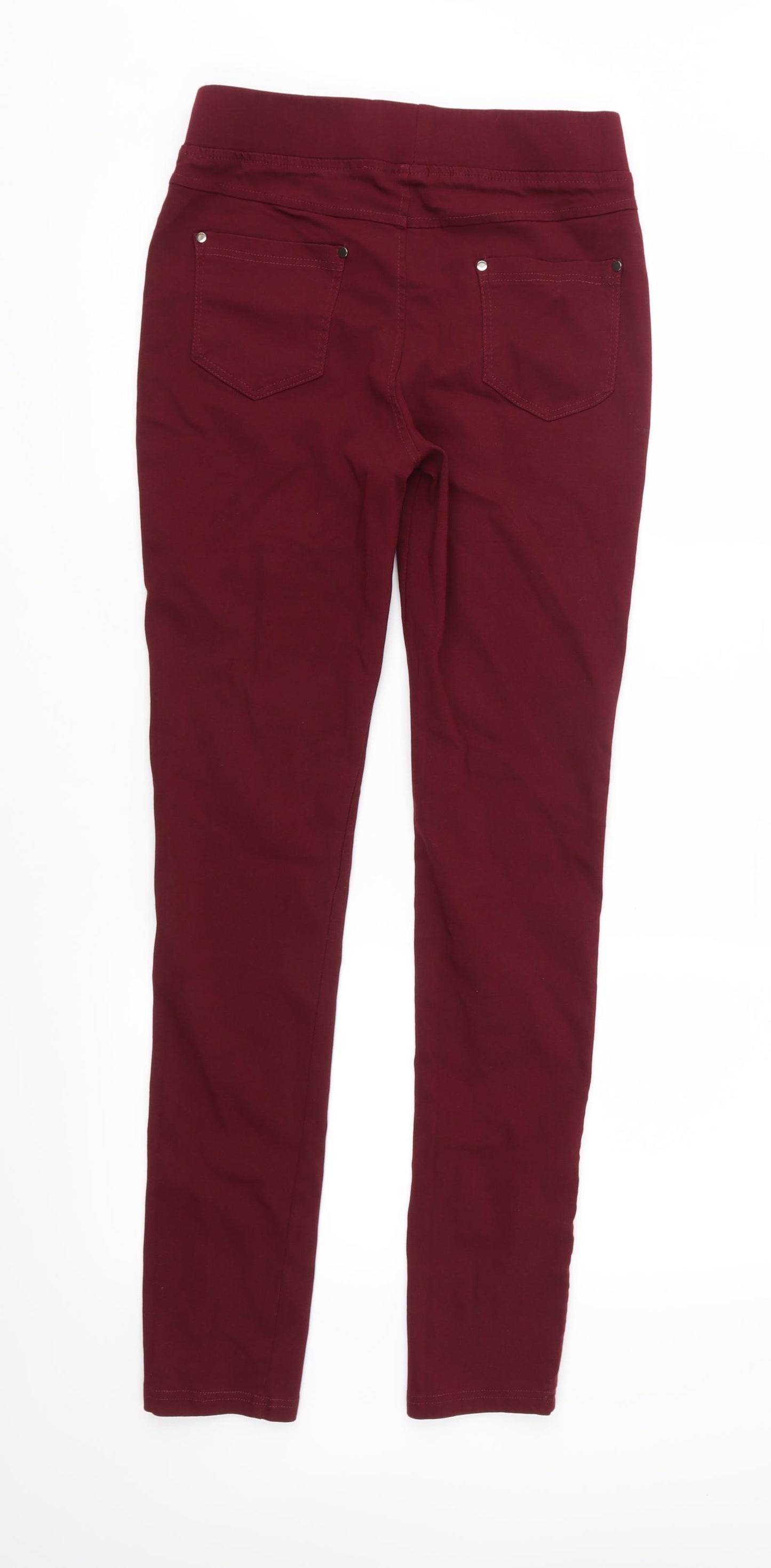 V&F Womens Red  Denim Jegging Jeans Size 12 L30 in