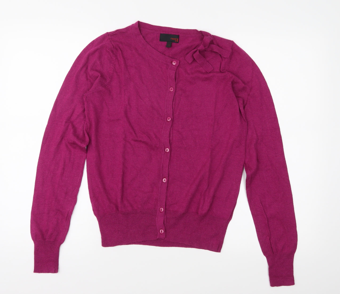 NEXT Womens Purple  Knit Cardigan Jumper Size 10