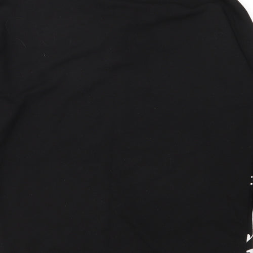 River Island Girls Black  Jersey Pullover Sweatshirt Size 9-10 Years