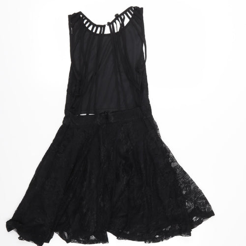 Wyldr Womens Black  Lace Fit & Flare  Size XS
