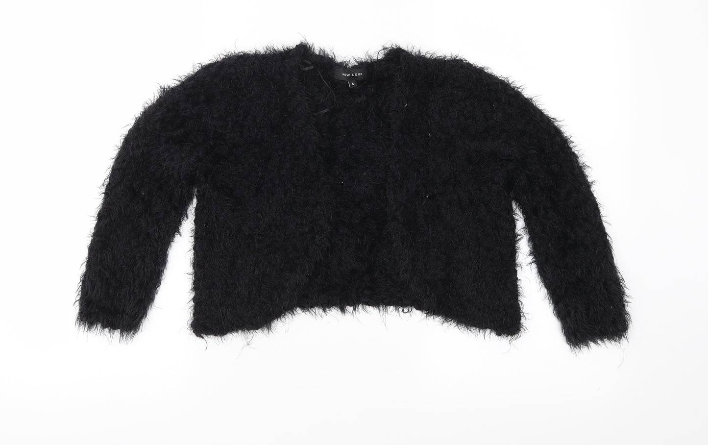 New Look Womens Black  Knit Cardigan Jumper Size S
