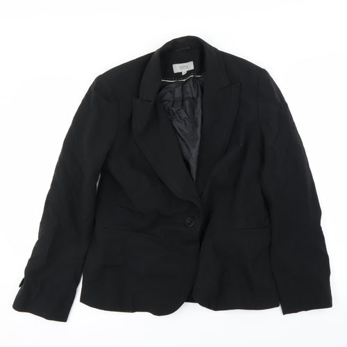Marks and Spencer Womens Black   Jacket Blazer Size 12