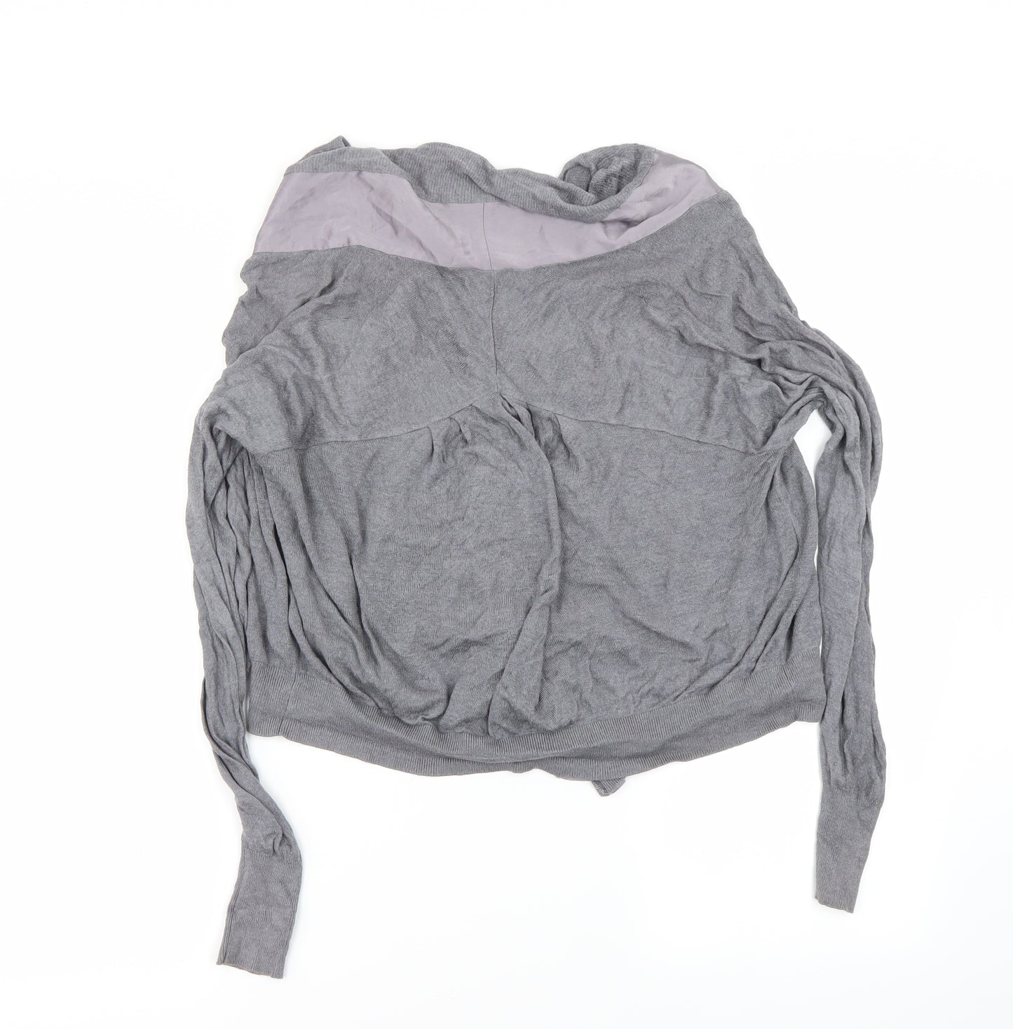 Miss Selfridge Womens Grey   Cardigan Jumper Size 8