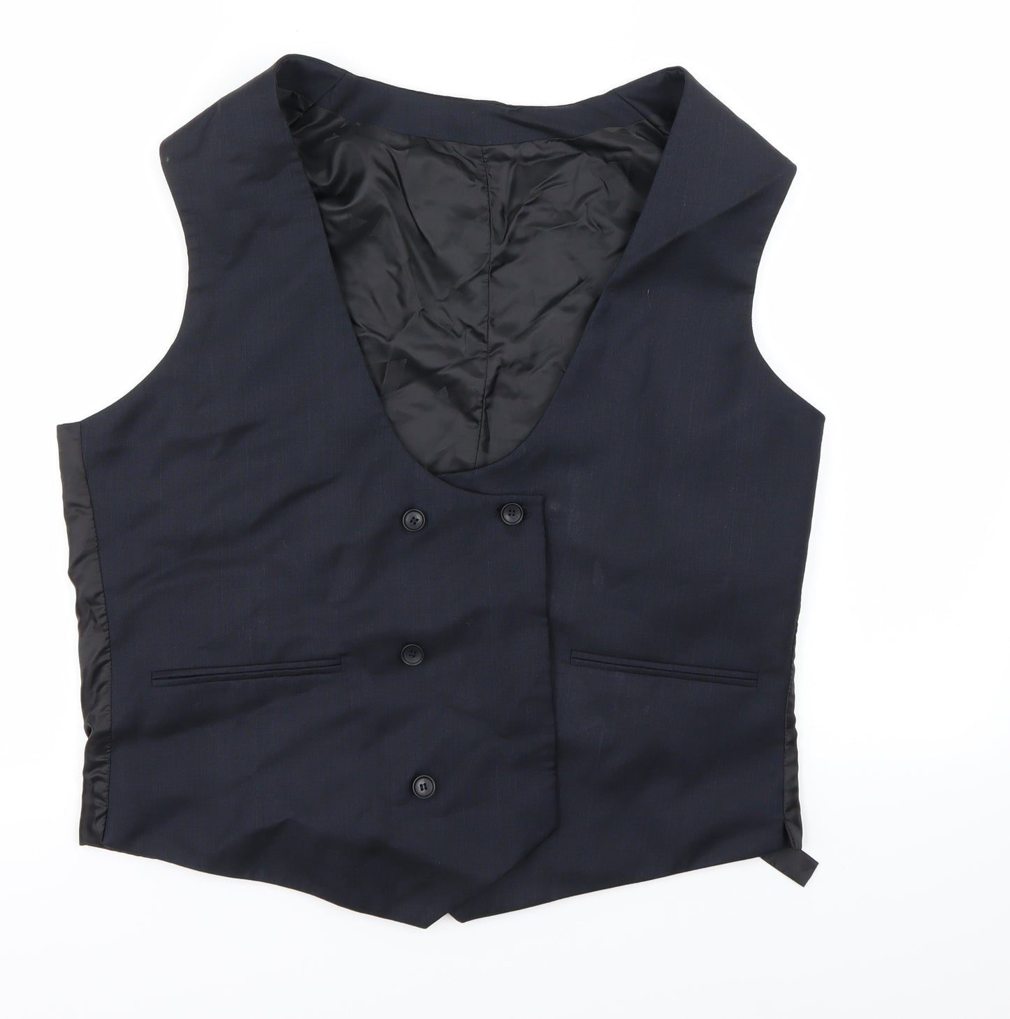 ASOS Mens Blue   Jacket Suit Waistcoat Size 44