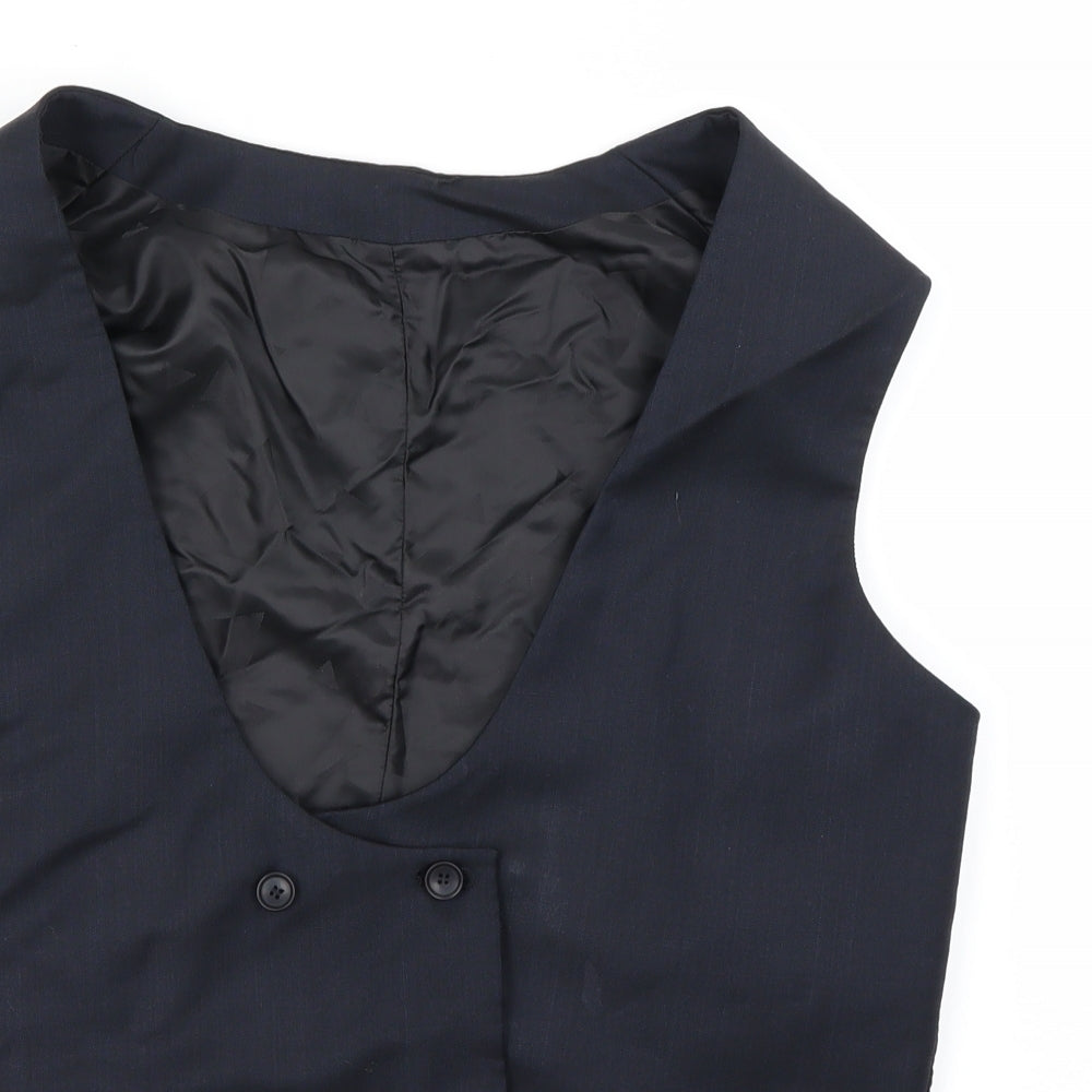 ASOS Mens Blue   Jacket Suit Waistcoat Size 44