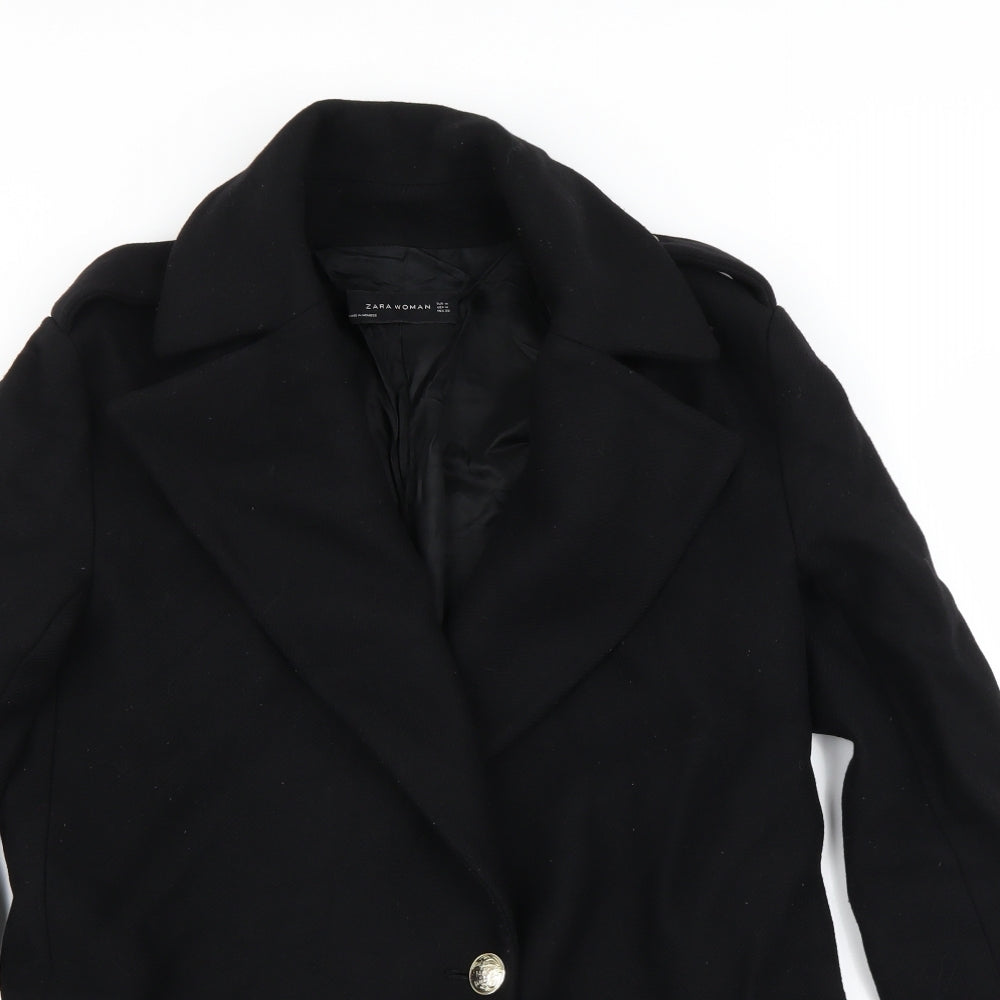 Zara Womens Black   Jacket Coat Size M