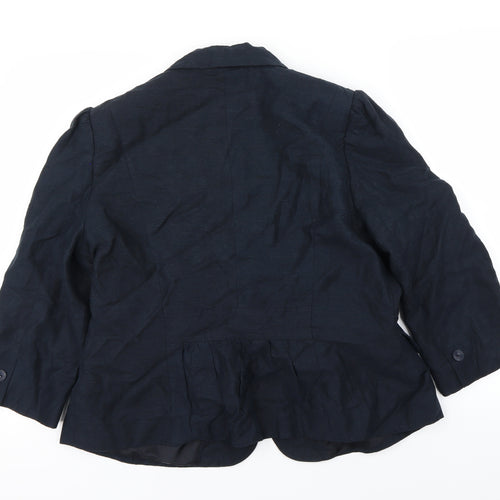 Viyella Womens Blue   Jacket Blazer Size 14