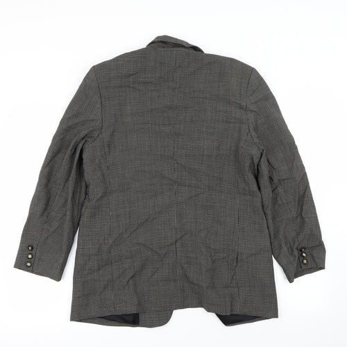 ara Womens Brown Ikat  Jacket Blazer Size 14