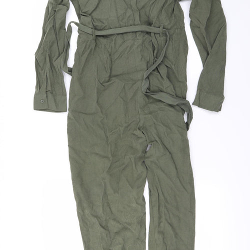Miss Selfridge Womens Green   Jumpsuit One-Piece Size 12