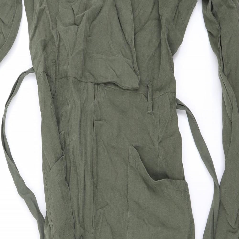 Miss Selfridge Womens Green   Jumpsuit One-Piece Size 12