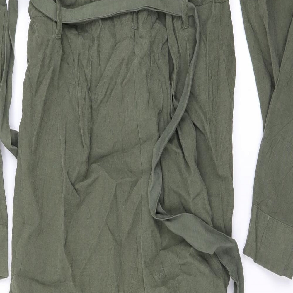 Miss Selfridge Womens Green   Jumpsuit One-Piece Size 12