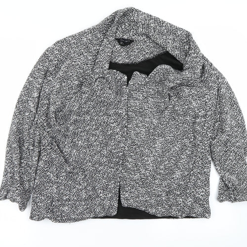 New Look Womens Grey   Jacket Blazer Size 8
