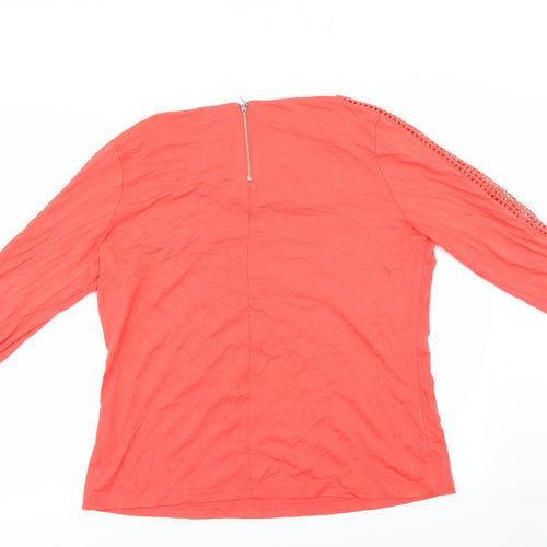 Marks and Spencer Womens Red   Basic Blouse Size 18
