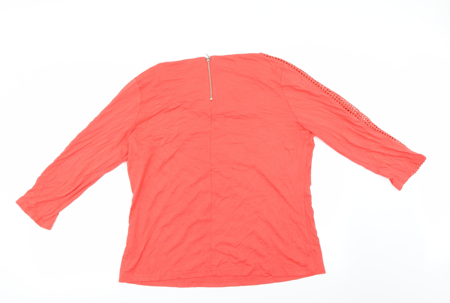Marks and Spencer Womens Red   Basic Blouse Size 18