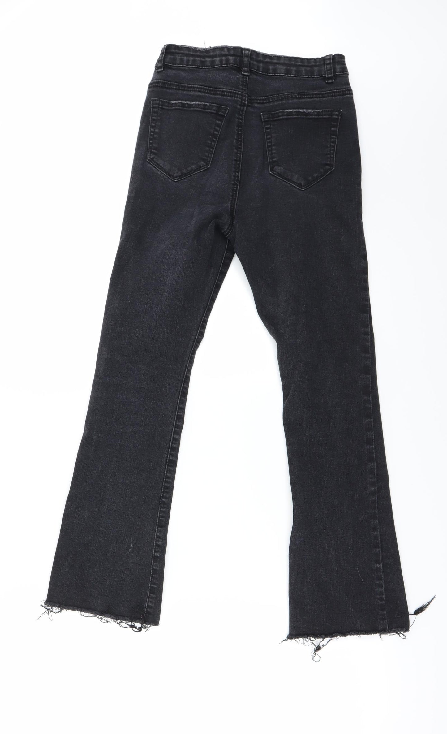 Preworn Womens Black   Straight Jeans Size 8 L25 in