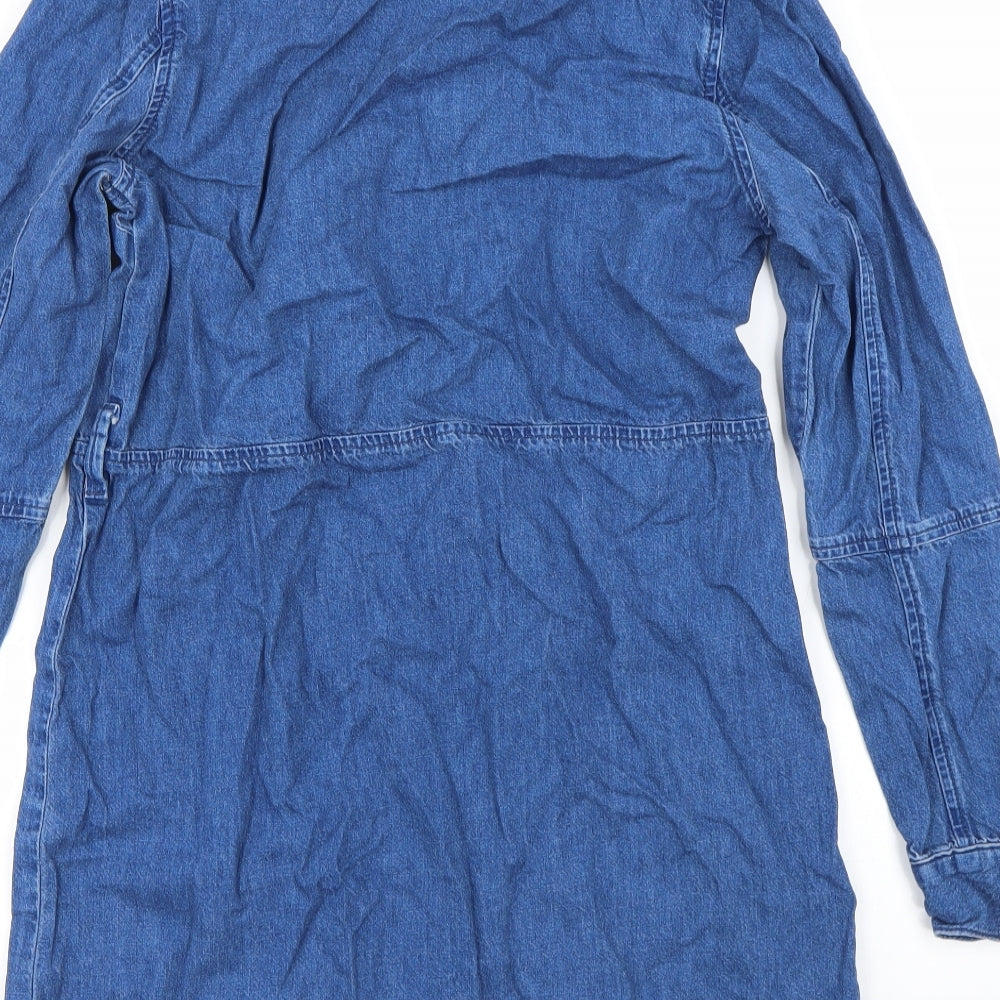 Topshop Womens Blue   Basic T-Shirt Size 6