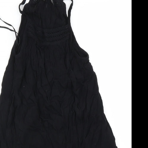 Miss Selfridge Womens Black   Basic T-Shirt Size 8