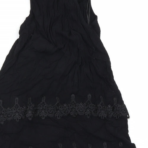 Miss Selfridge Womens Black   Basic T-Shirt Size 8