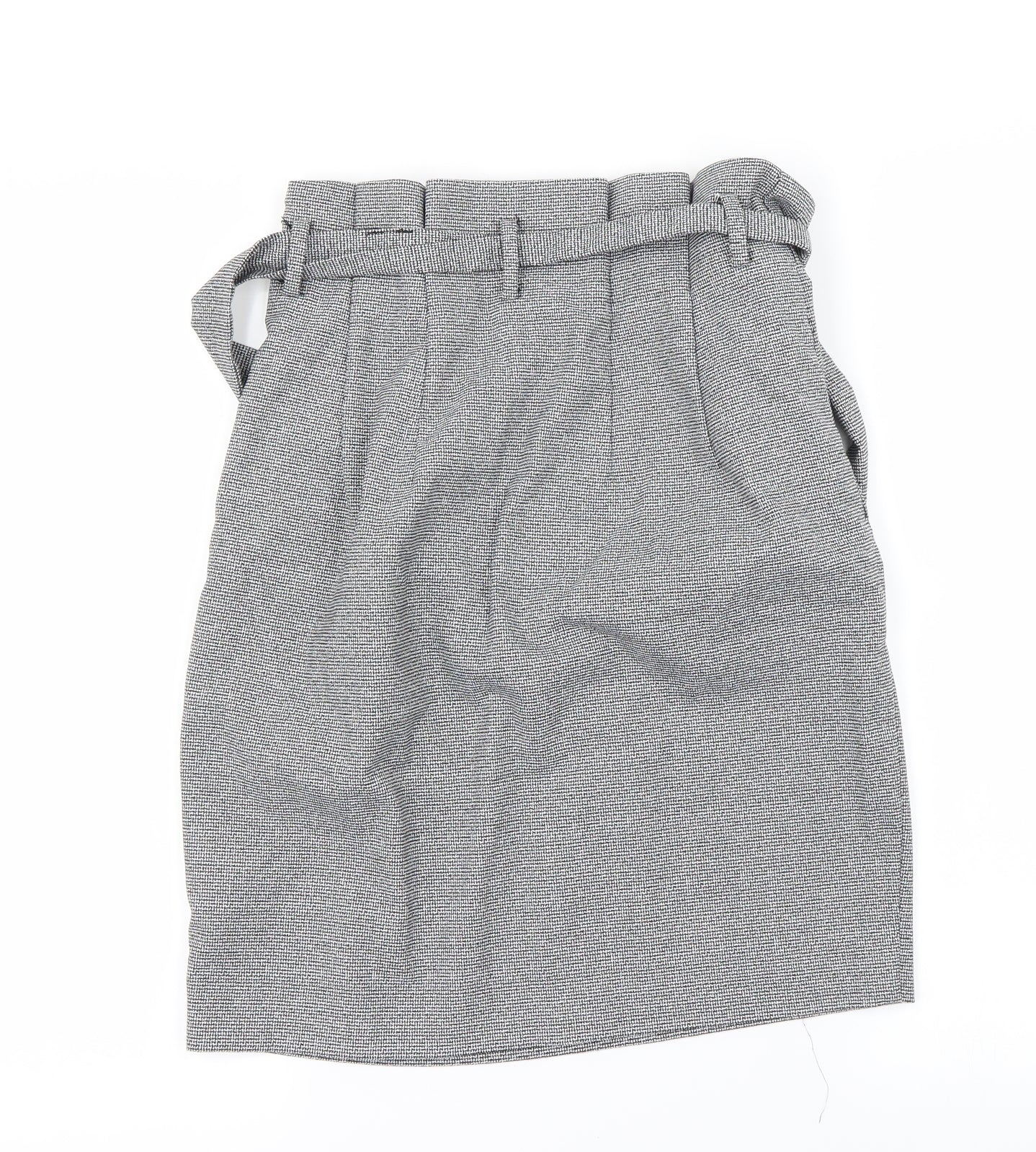 H&M Womens Grey   A-Line Skirt Size 4