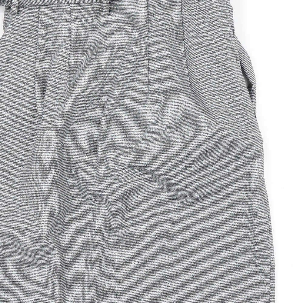 H&M Womens Grey   A-Line Skirt Size 4
