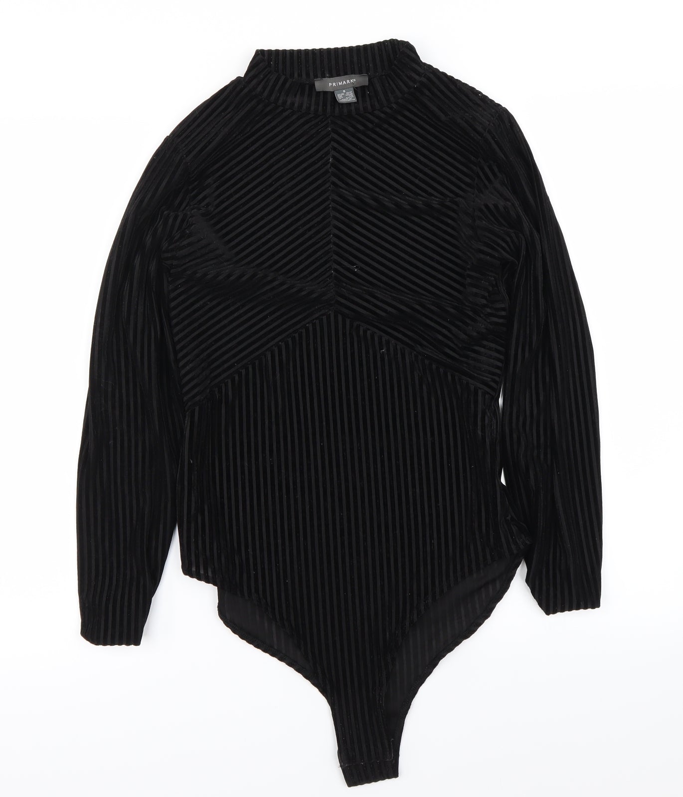 Primark Womens Black   Bodysuit One-Piece Size S