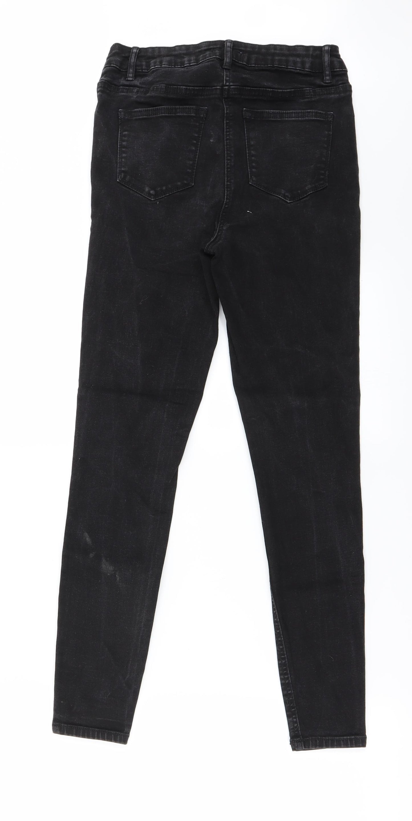 Papaya Womens Black   Straight Jeans Size 10 L25 in