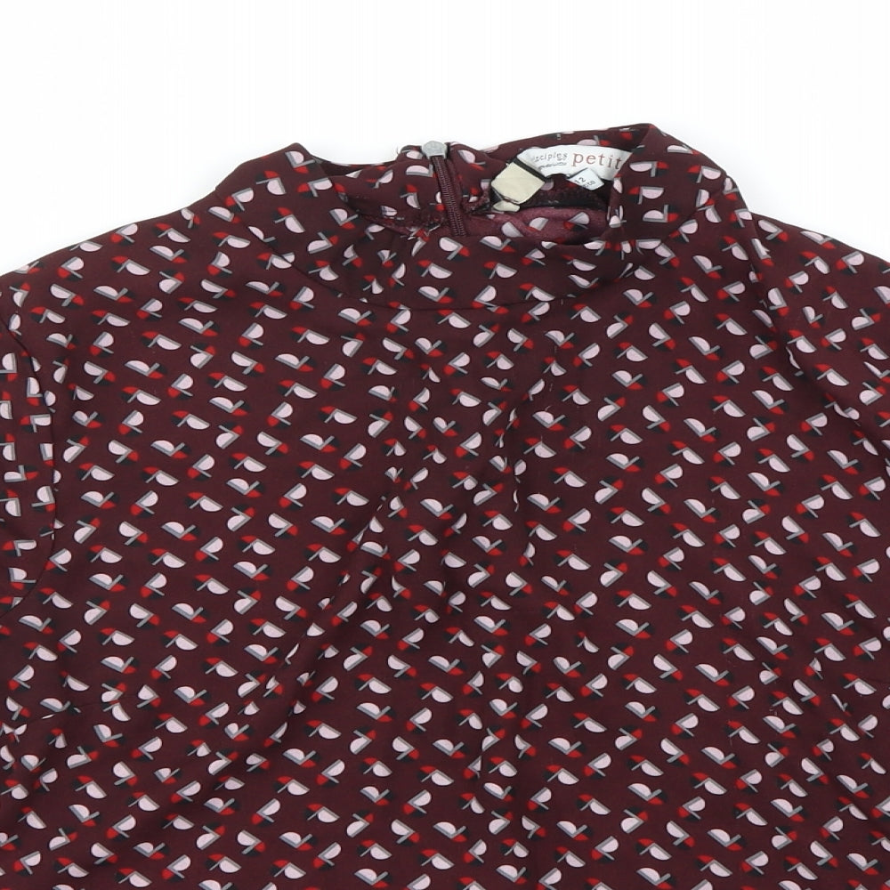 Principles Womens Brown   Basic Blouse Size 12