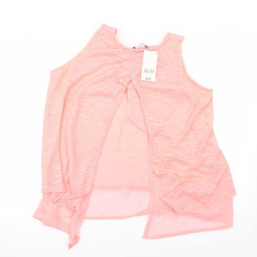 Peacocks Womens Orange   Basic Blouse Size 14