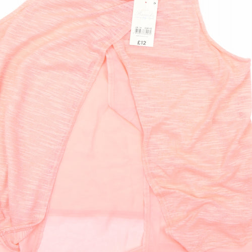 Peacocks Womens Orange   Basic Blouse Size 14