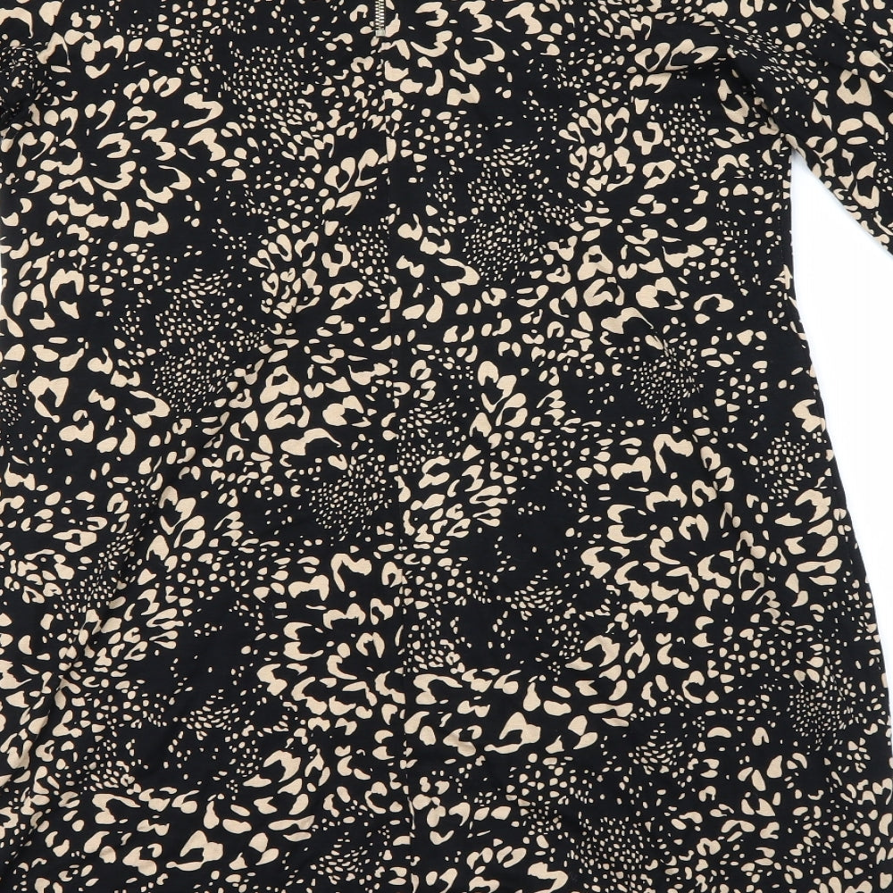 Wallis Womens Multicoloured Animal Print  Basic Blouse Size 12