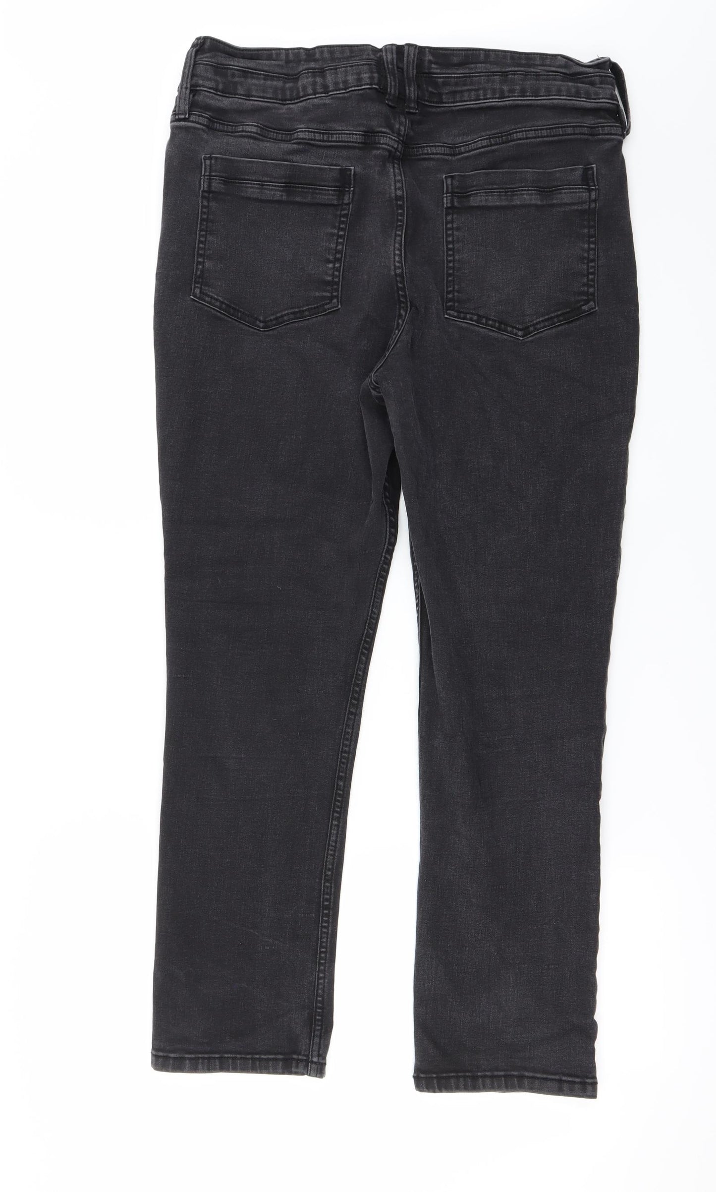 F&F Womens Black   Straight Jeans Size 18 L23 in
