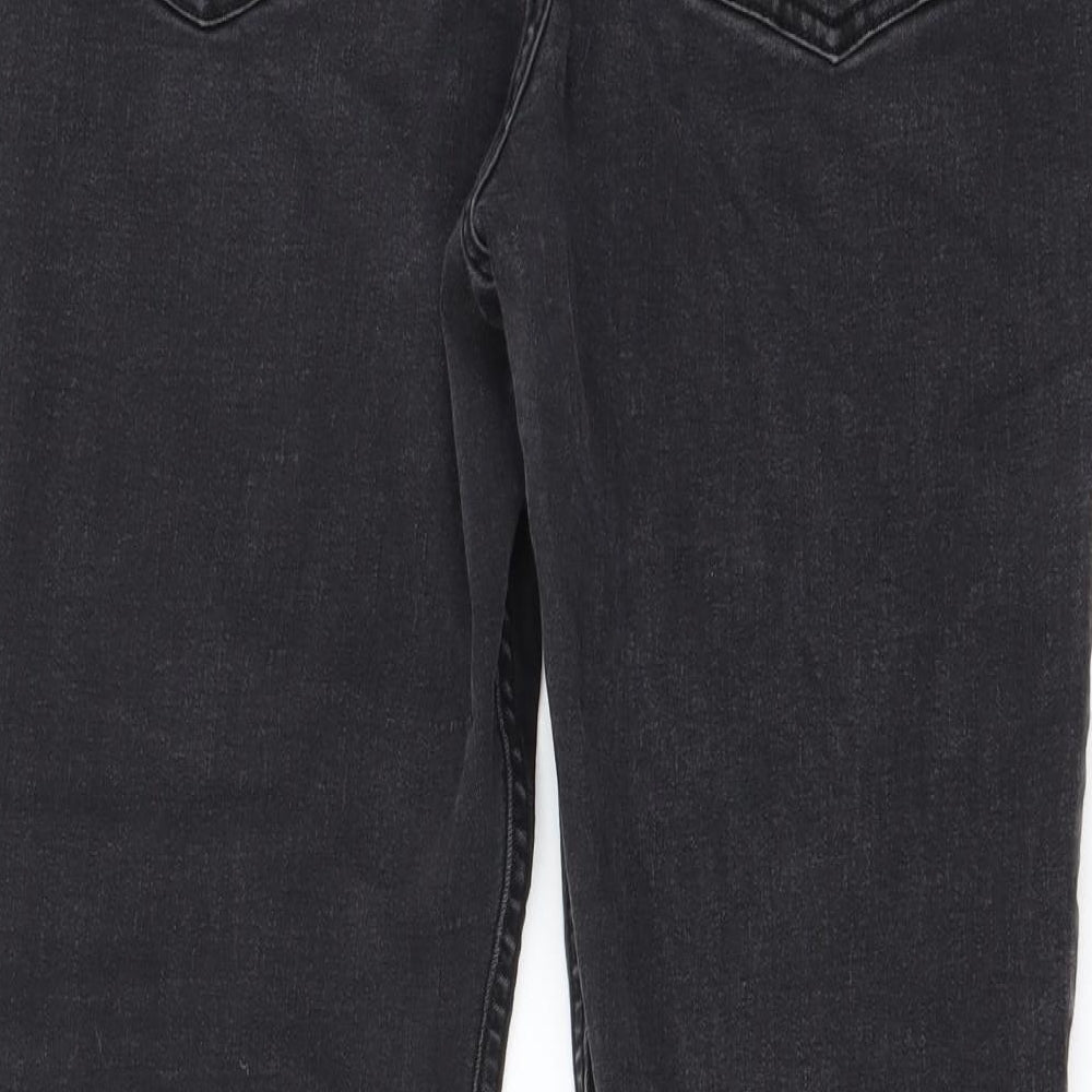 F&F Womens Black   Straight Jeans Size 18 L23 in