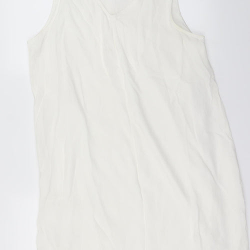 vila  Womens White   Basic Blouse Size L
