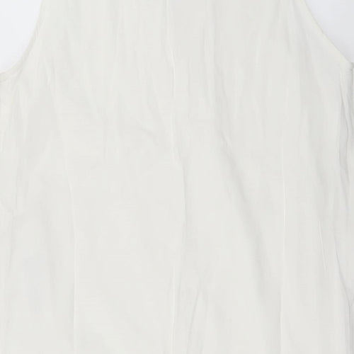 vila  Womens White   Basic Blouse Size L