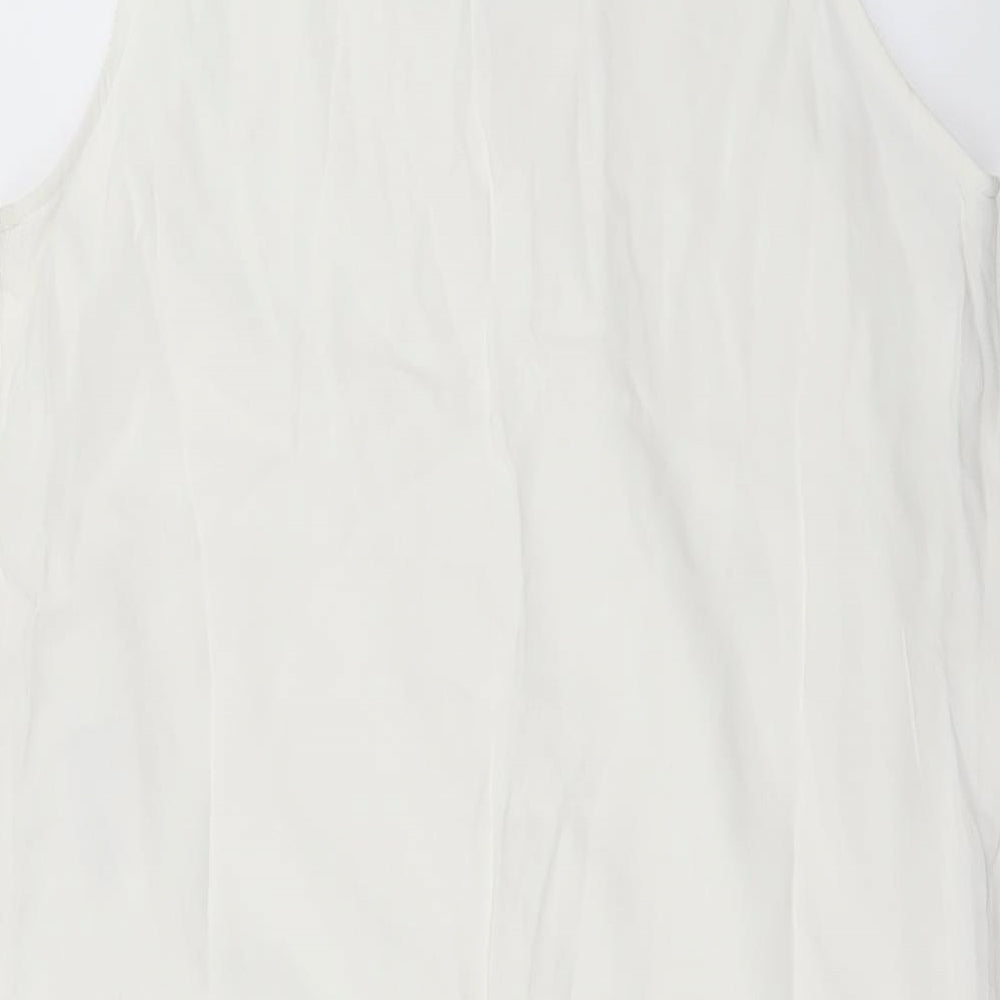 vila  Womens White   Basic Blouse Size L