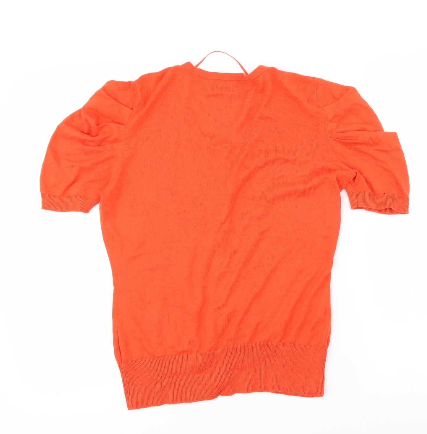 F&F Womens Orange   Cardigan Jumper Size 12