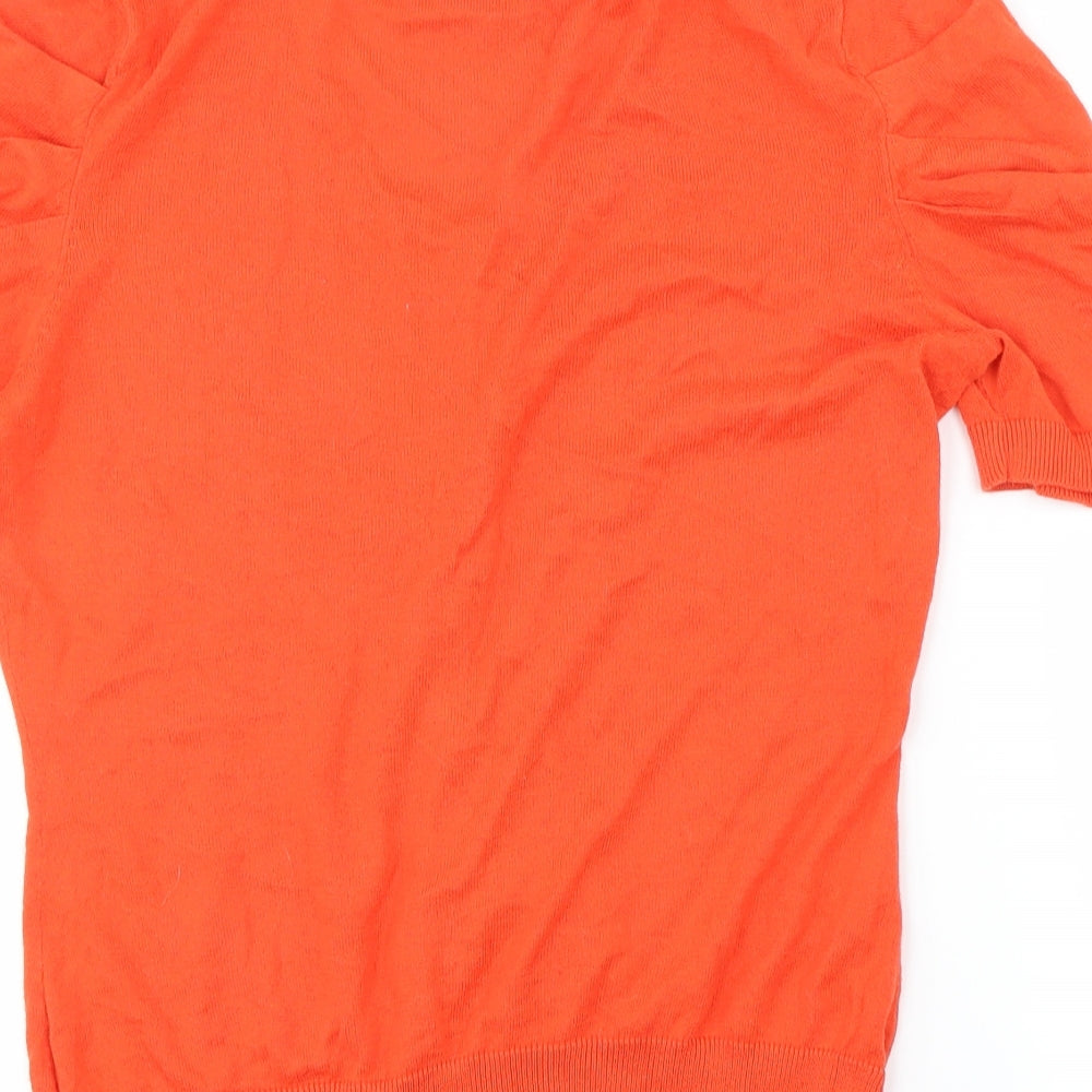 F&F Womens Orange   Cardigan Jumper Size 12