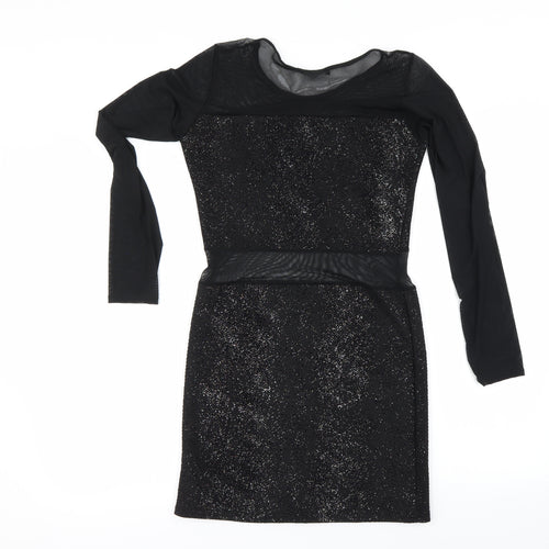 MissLook Womens Black   Bodycon  Size 10