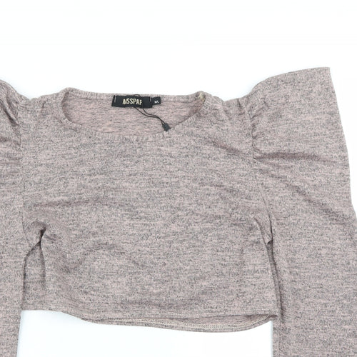 Misspap Womens Pink   Basic T-Shirt Size L
