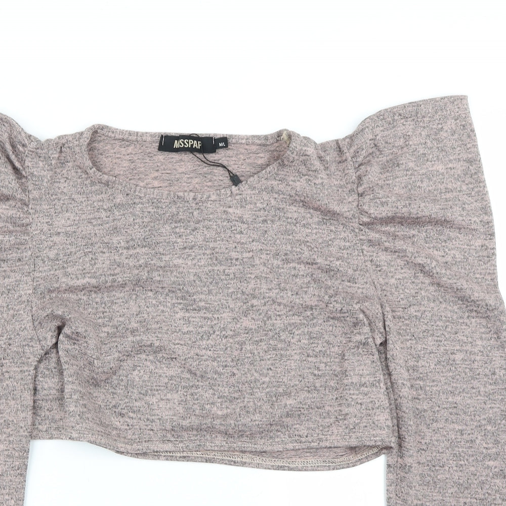 Misspap Womens Pink   Basic T-Shirt Size L