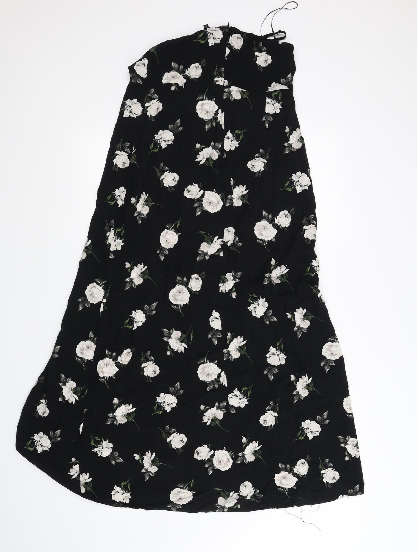 New Look Womens Black Floral  Bodycon  Size 12