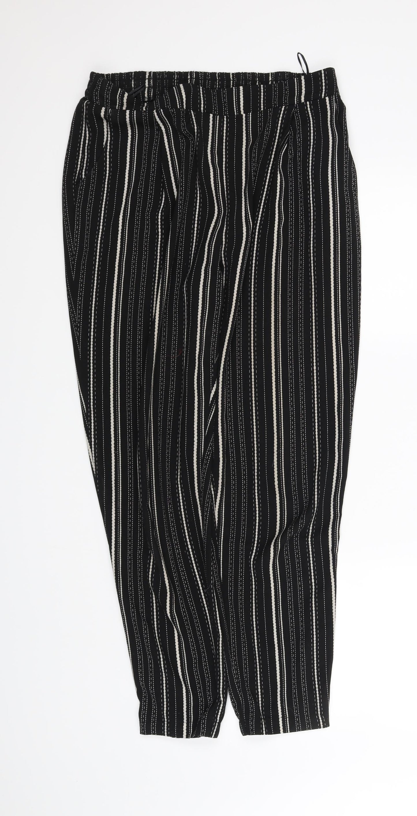 New Look Womens Black   Trousers  Size 10 L20 in