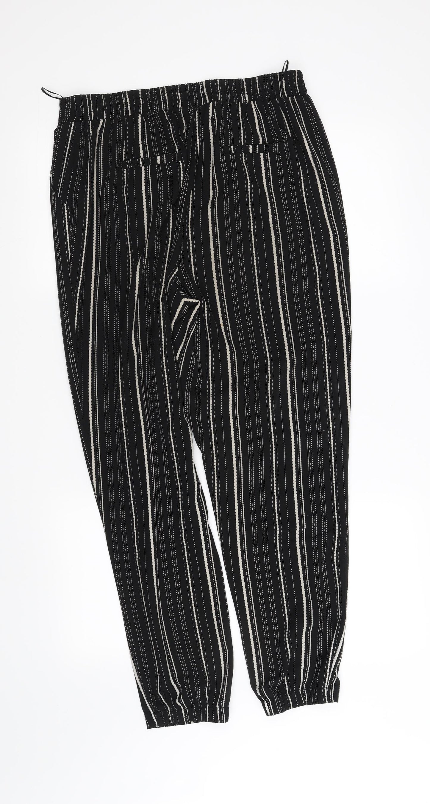 New Look Womens Black   Trousers  Size 10 L20 in