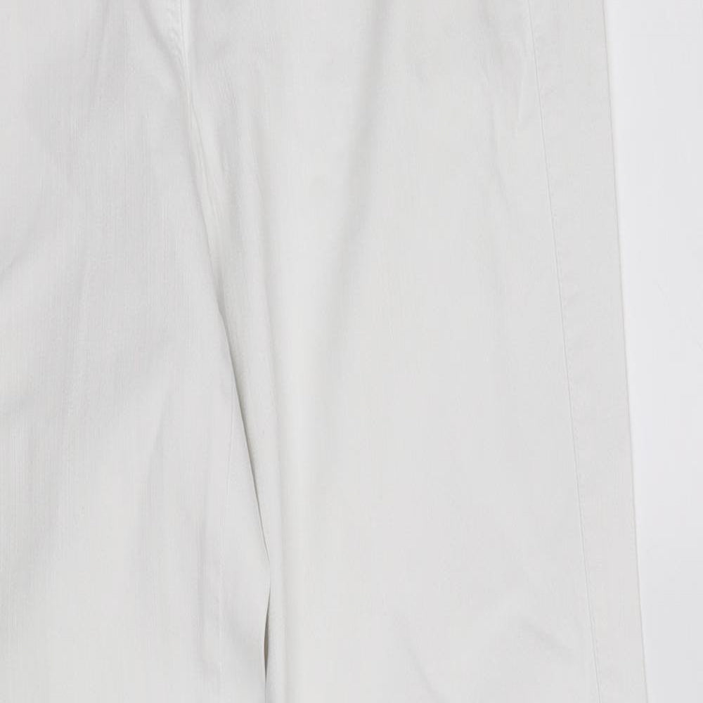 darkerr Womens White   Trousers  Size 16 L37 in