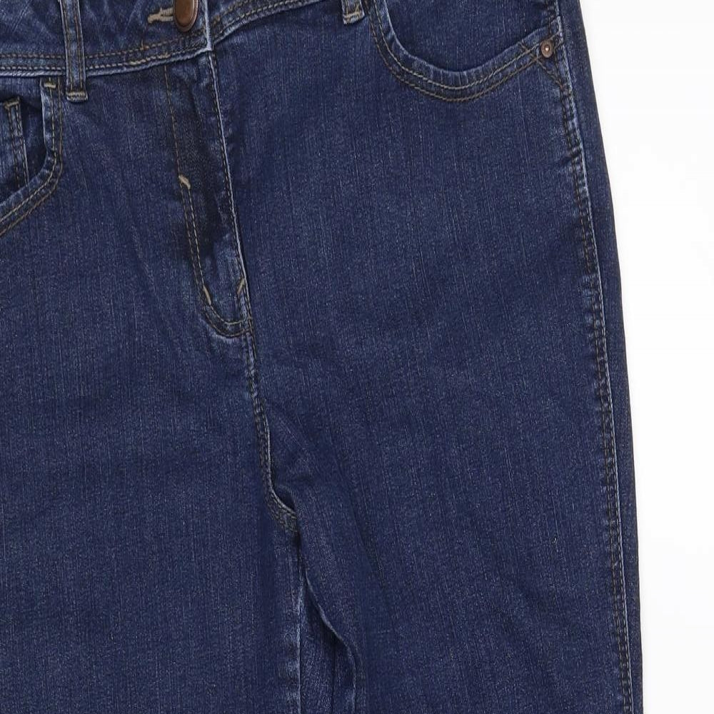 George Womens Blue   Trousers  Size 14 L23 in