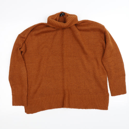 New Look Womens Orange   Pullover Jumper Size M
