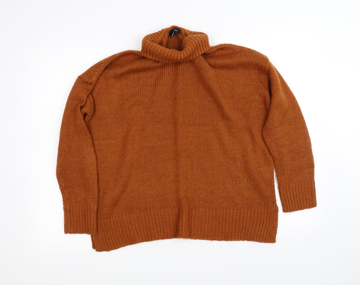 New Look Womens Orange   Pullover Jumper Size M