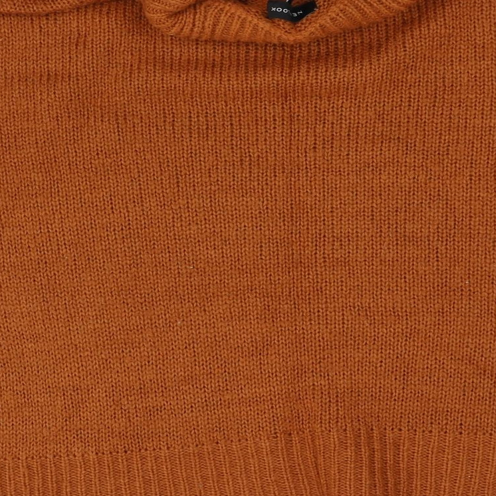 New Look Womens Orange   Pullover Jumper Size M