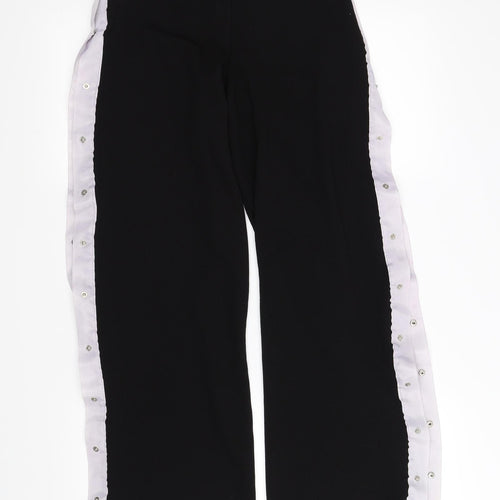 pretty little thing Womens Black   Trousers  Size 8 L22.5 in